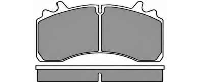 Illustrative pad profile for Truckia part 29162