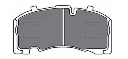 Illustrative pad profile for Truckia part 29171