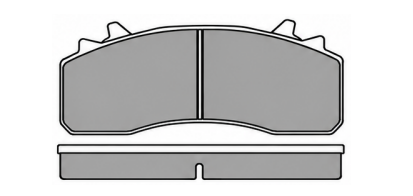 Illustrative pad profile for Truckia part 29279