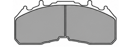 Illustrative pad profile for Truckia part 29332